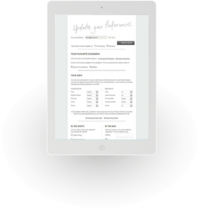 Email Newsletters 2 Email Marketing Management using our Preference center