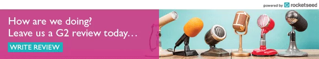 Email signature banner example_customer reviews Good example of a customer review email signature banner