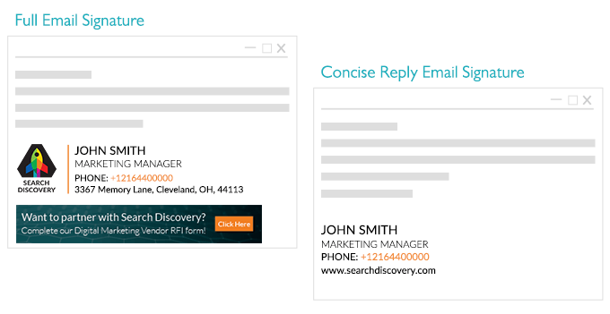 Full and concise email signature examples Full and concise email signature examples