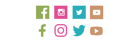 Social Media.fw Branded Social Media Icons