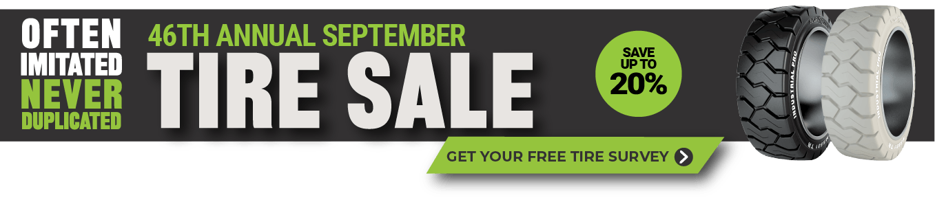 Tire Sale Email Banner Example - Morrison Industrial Equipment Tire Sale Email Banner Example - Morrison Industrial Equipment