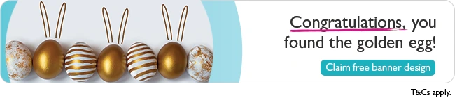 Golden Egg Banner Example Golden Egg Banner Example