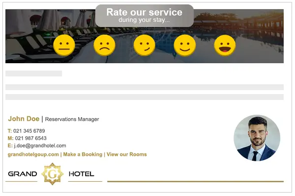 Guest satisfaction.fw Rate our service