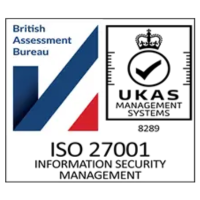 ISO27001 Information Security Management - Rocketseed ISO27001 Information Security Management logo (British Assessment Bureau)