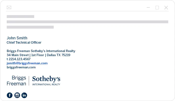 Real Estate Email Signature Example Real Estate Email Signature Example