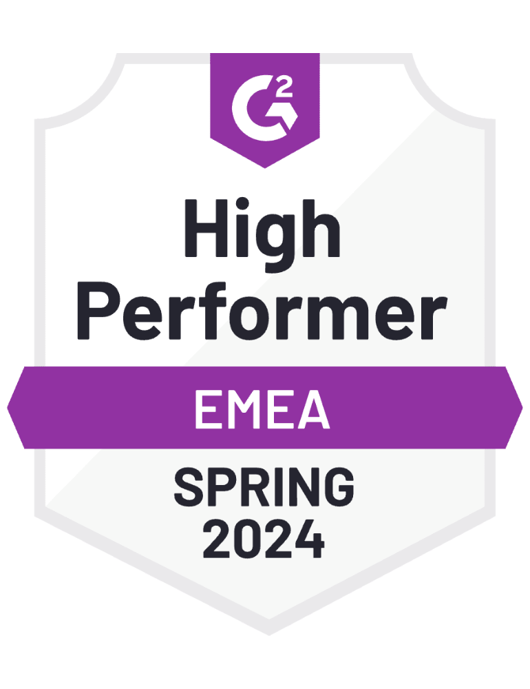 Security and Compliance 6 Rocketseed Email Signature HighPerformer EMEA spring 2024 G2