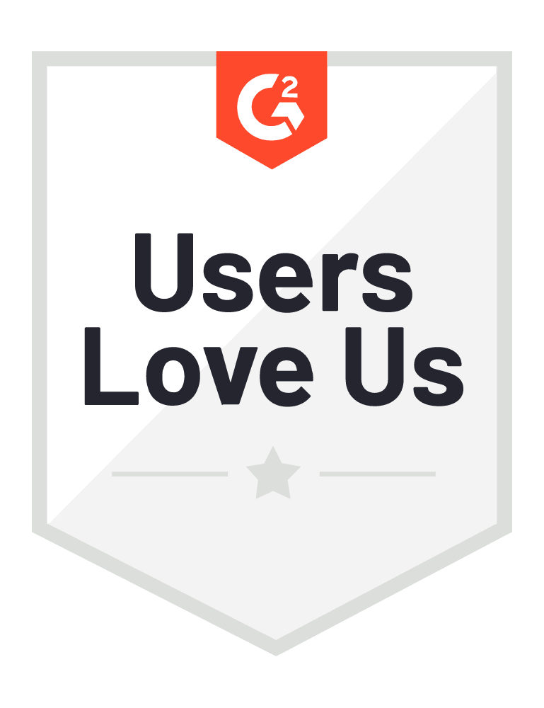 Security and Compliance 5 Rocketseed Email Signature users love us G2 Badge